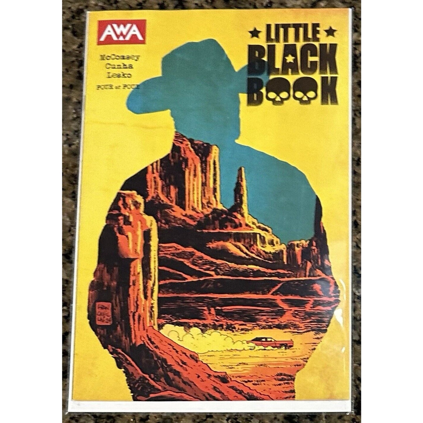 Little Black Book 1-4 2024 Complete AWA Miniseries Full Run 1 2 3 4 McComsey Full Sets & Complete RunsComplete Set: Little Black Book, AWA 2024 Issues #1 - #4, Jeff McComseyThis is a complete set of the Little Black Book miniseries by AWA, issues 1-4. The