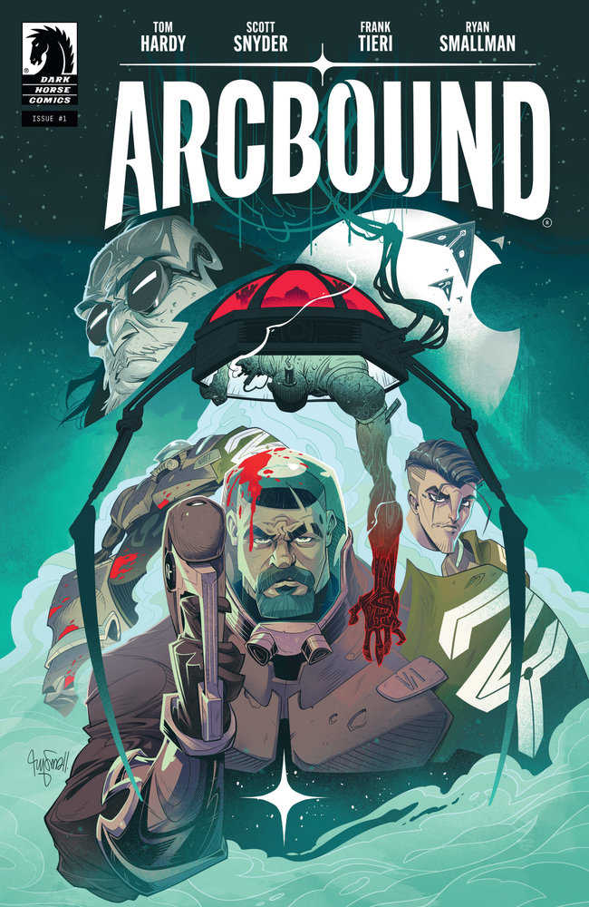 Arcbound #1 Cover A Smallman New York Times bestselling-author Scott Snyder, comics titan Frank Tieri and acclaimed artist Ryan Smallman with contributions by Oscar-nominated actor Tom Hardy to bring you a bold new sci-fi saga! In a future where Earth has