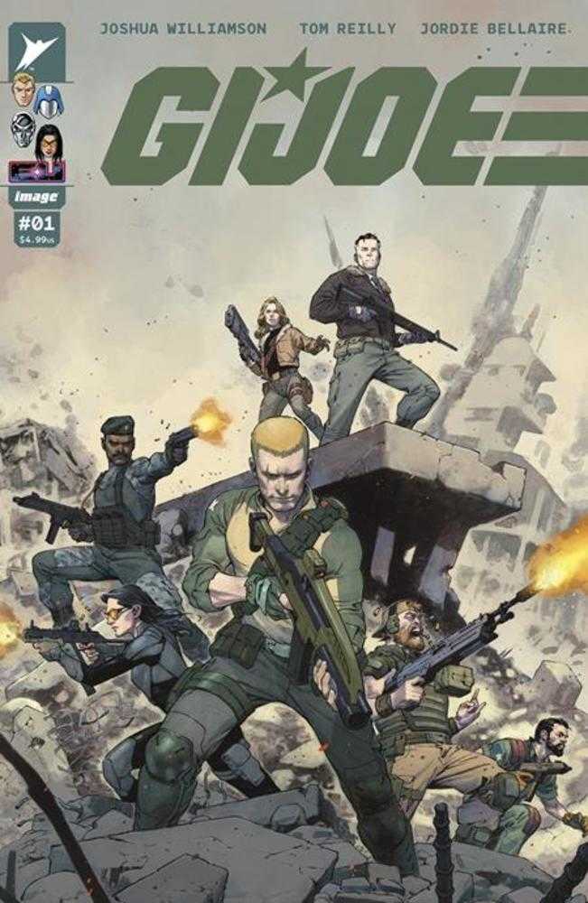 G.I. Joe #1 Cover B Jerome Opena & Dave Stewart Variant SERIES PREMIERE THE BIGGEST COMIC BOOK LAUNCH OF THE DECADE! Conrad Hauser, Codename DUKE, has assembled a special force known as G.I. Joe to battle the rising power of the mysterious COBRA in the af