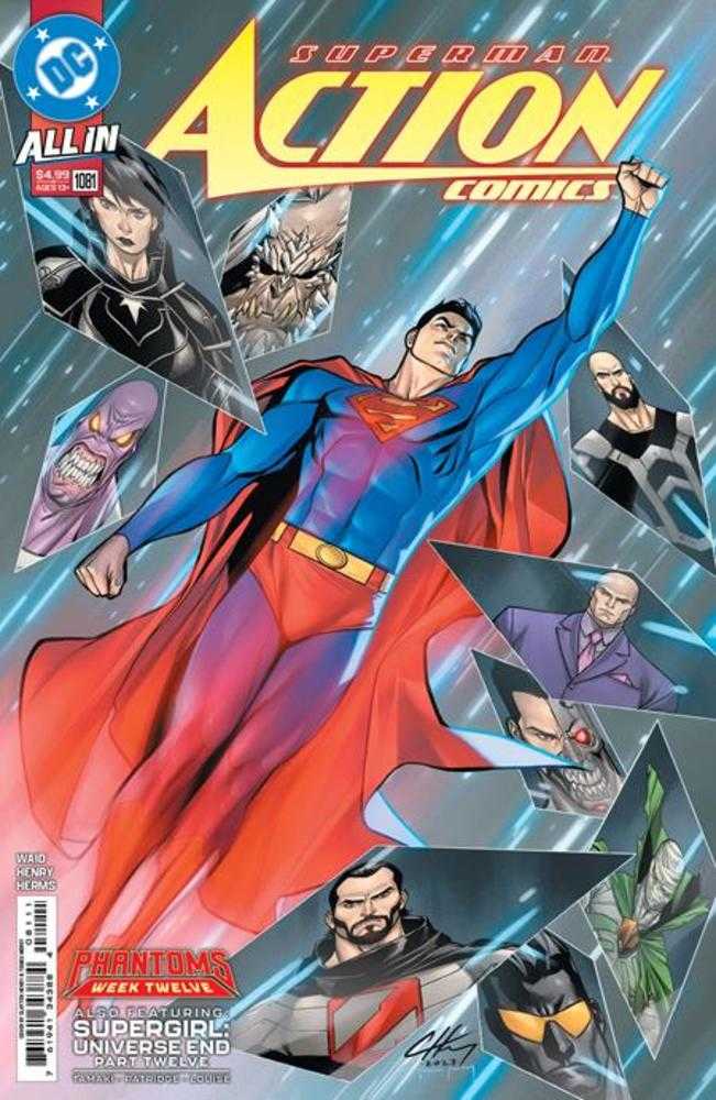 Action Comics #1081 Cover A Clayton Henry IT'S ALL LED TO THIS! As the final battle between Aethyr's forces and the heroes of Earth reaches its climax, the Phantom Zone is changed forever...altered from the ground up and ready for new prisoners. But who o