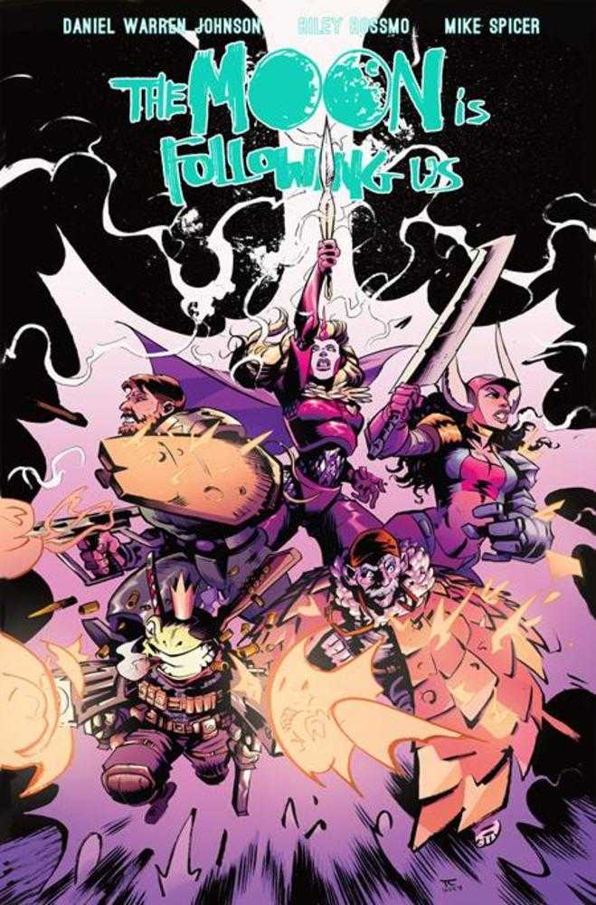 The Moon Is Following Us #2 (Of 10) 2nd Print Sam and Duncan reflect on the first days of their adventure to save their daughter. The Cascade is getting stronger, and time is running out. Who will help them on this epic quest? 11.20.24,artist-Daniel Warre