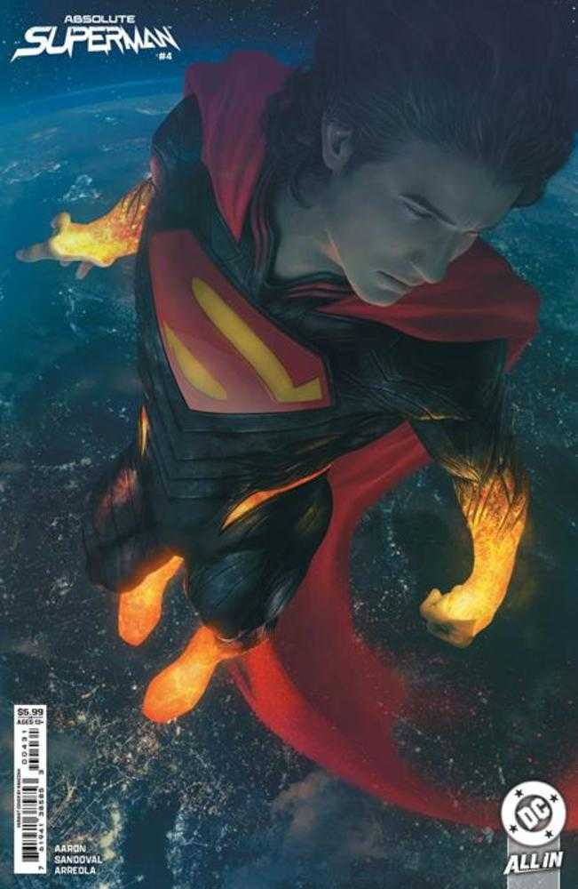 Absolute Superman #4 Cover C Rahzzah Card Stock Variant SUPERMAN MEETS THE MYSTERIOUS OMEGA MEN! Superman is on the run, pursued across the globe by armed Peacemakers and Lazarus Corp's top field agent, Lois Lane. Now a new force joins the chase, but are