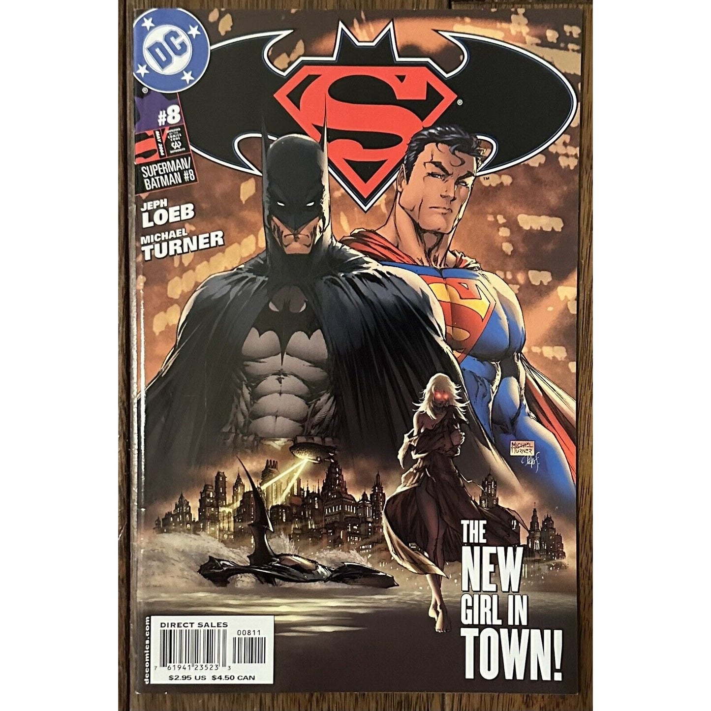 Superman/Batman #8 - DC 2004 - Cover A - 1st App. of Kara Zor-El (Supergirl) KEY ISSUE:Superman/Batman #8 - DC Comics 2004 - Cover AKEY: 1st App. of Kara Zor-El (Supergirl) * Writer: Jeph Loeb * Penciller: Michael Turner * Cover: Michael TurnerThanks for