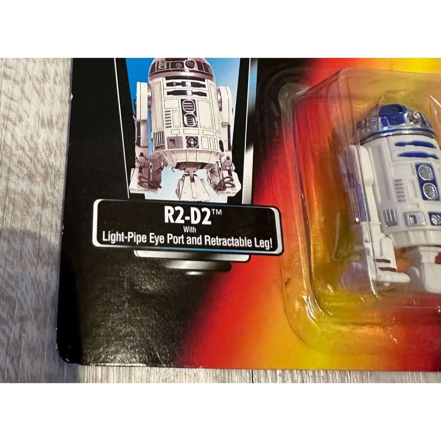 Star Wars: Power of the Force R2-D2, 1995, Kenner, Ages 4+ Beep-boop! The galaxy's favorite astromech droid is ready for action! This detailed R2-D2 figure captures the charm and functionality of the classic character. With rotating head, extendable arms,