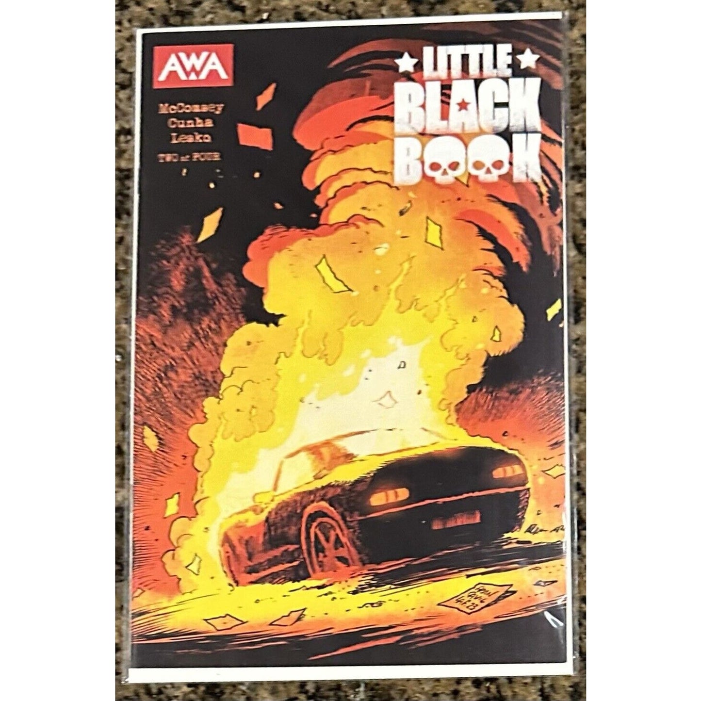 Little Black Book 1-4 2024 Complete AWA Miniseries Full Run 1 2 3 4 McComsey Full Sets & Complete RunsComplete Set: Little Black Book, AWA 2024 Issues #1 - #4, Jeff McComseyThis is a complete set of the Little Black Book miniseries by AWA, issues 1-4. The