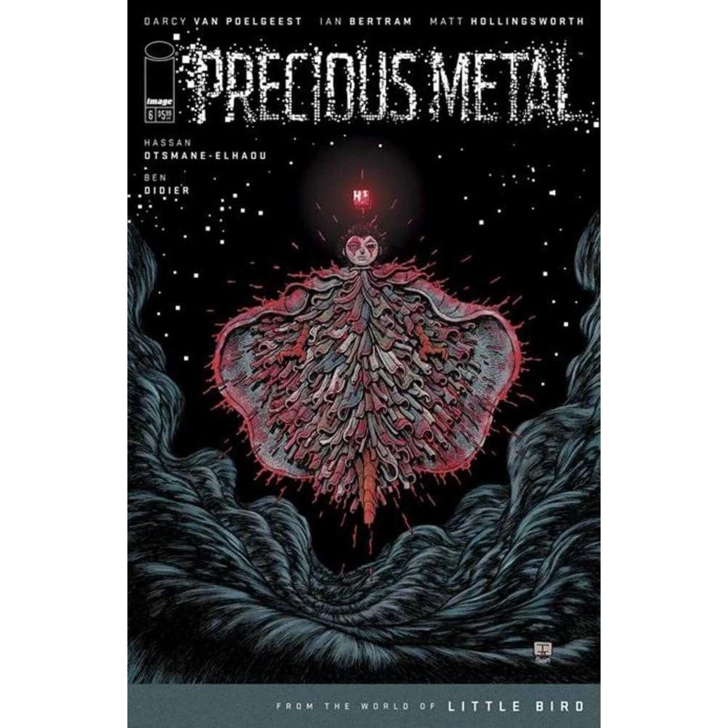Precious Metal #6 (Of 6) Cover A Ian Bertram (Mature) Mini-Series Finale. The epic conclusion to Max Weaver's journey in which the Little Bird Universe is forever changed. 11.13.24,artist-Ian Bertram,cover-artist-Ian Bertram,genre-Fantasy,NewReleases,publ