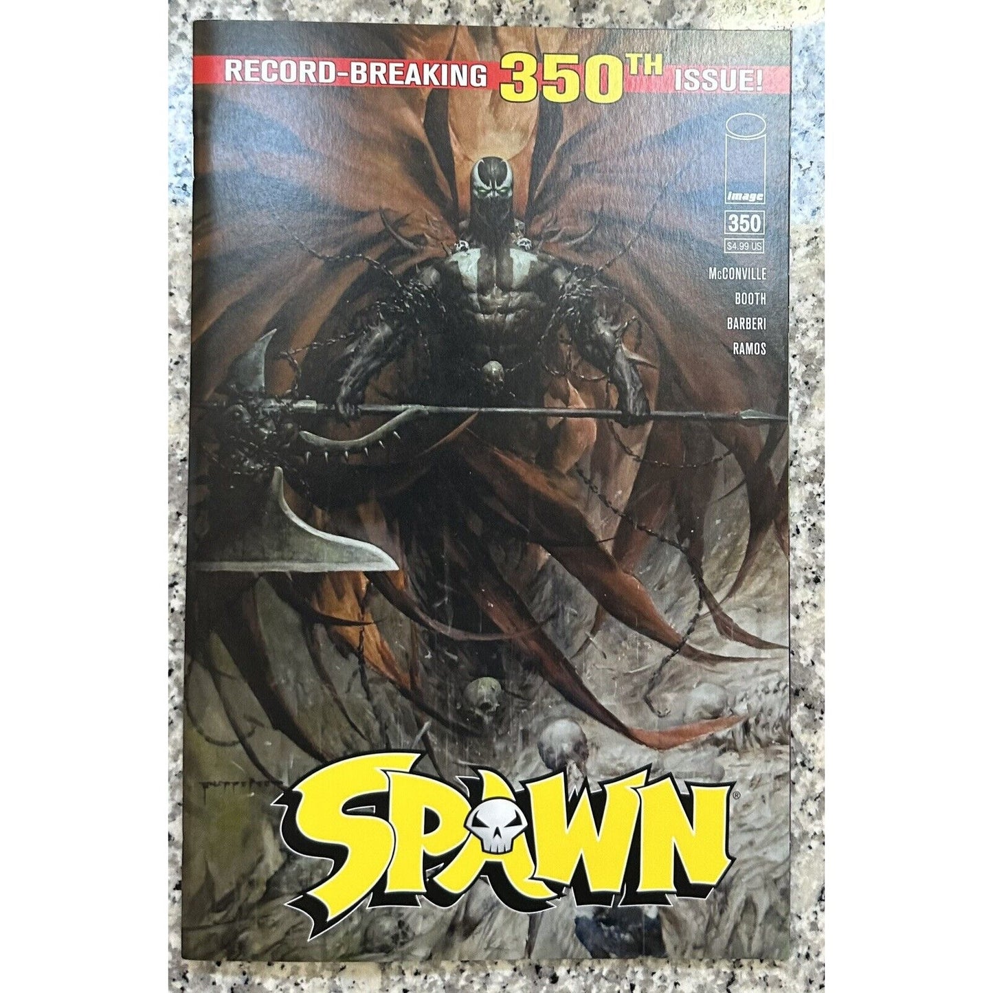 Spawn #350 Cover A - Image Comics - 2024 - Record Breaking Issue! NM+ KEY ISSUE:Spawn #350 Cover AKEY: Milestone and Record Breaking Issue! * Cover A * Record 350th Issue * Must have for any serious collector * Invest before the new Spawn movie!This is an