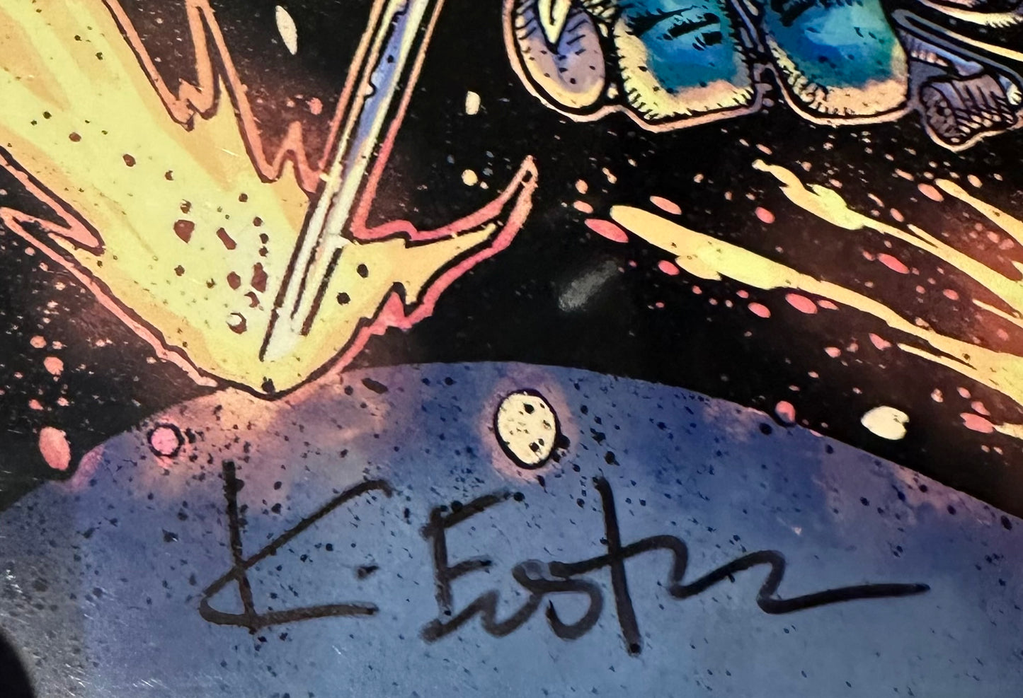 TMNT 11x17 Art Print Signed by Kevin Eastman - Raphael
