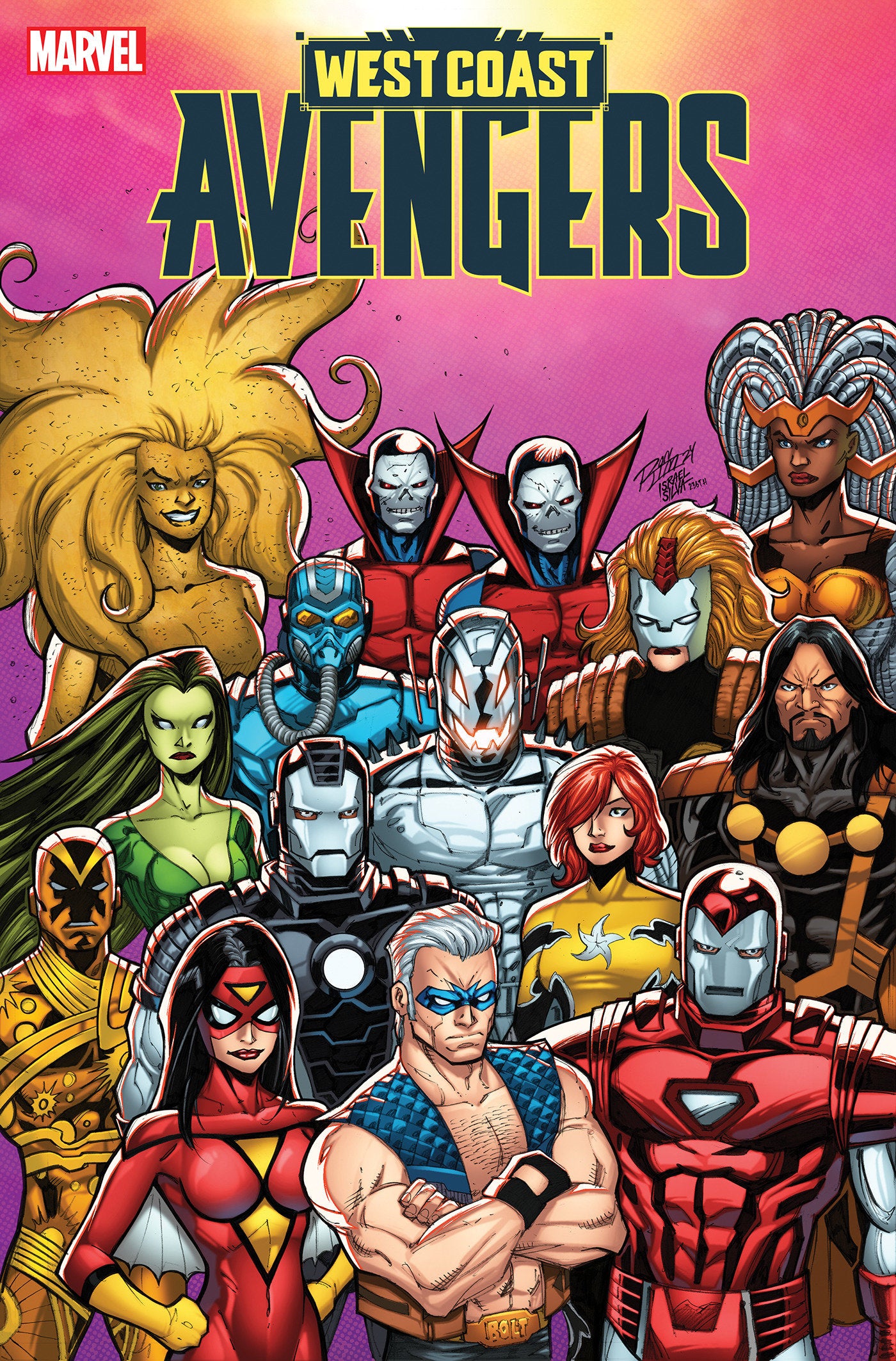West Coast Avengers #1 Ron Lim Variant ULTRON RETURNS…REDEEMED? Iron Man and War Machine have put together a new team of Avengers - one that includes villains seeking a path to redemption. Their case study? Ultron - who, against all odds, seems to be walk