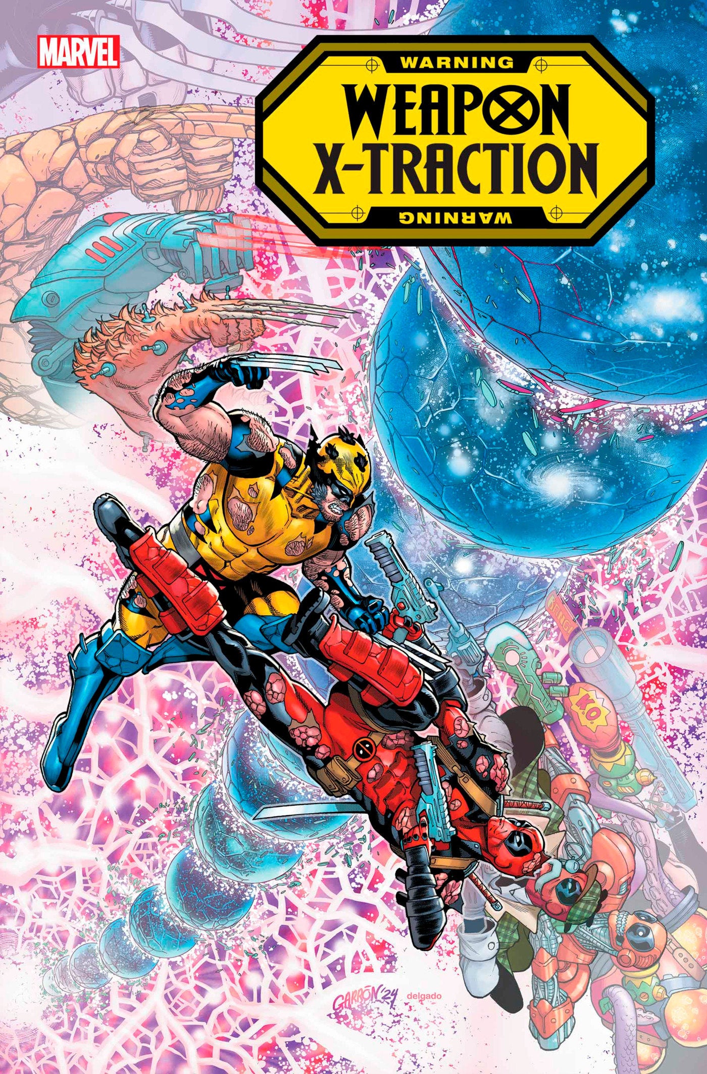Deadpool/Wolverine: Weapon X-Traction #1 Collected here for the first time: the eight-part epic story SO BIG it ran across the entire Marvel line! When Wolverine and Deadpool are called upon to save the universe, we can absolutely rely on them...to totall