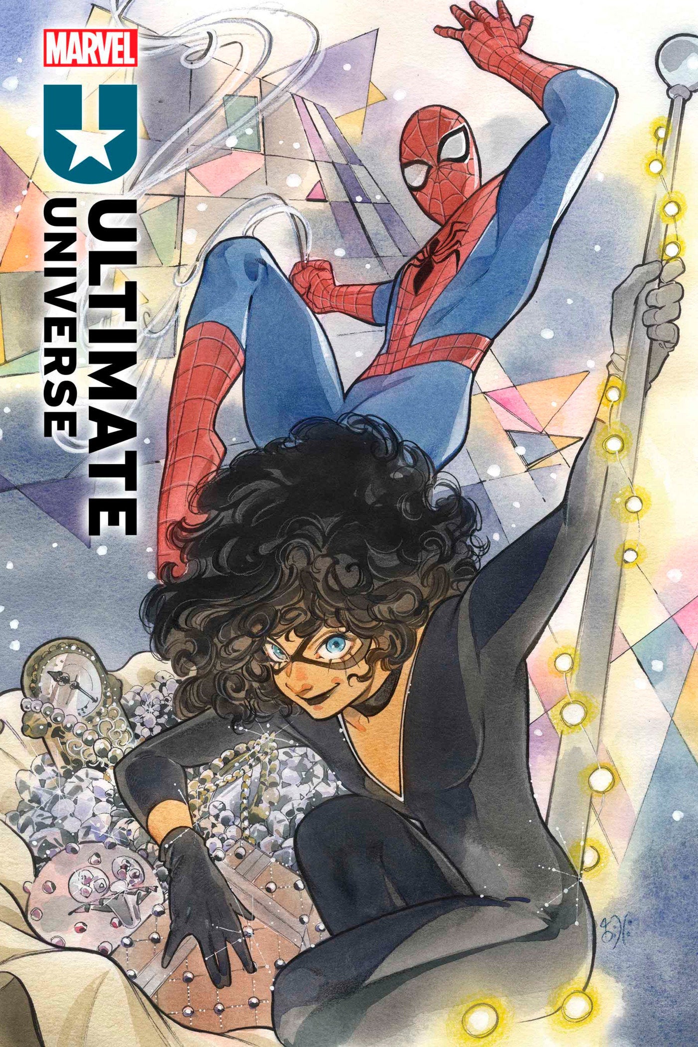 Ultimate Universe: One Year In #1 Peach Momoko Variant THE CLOCK IS TICKING DOWN TO THE MAKER'S ARRIVAL! Deniz Camp flips the narrative on ULTIMATES and takes us inside the Maker's Council! The heroes of the Ultimate Universe aren't the only ones who have