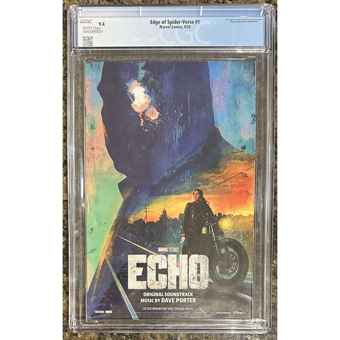 Edge of Spider-Verse, Vol. 4 #1A Marvel Comics-CGC 9.4 1st app. Weapon VIII This is a highly collectible Edge of Spider-Verse, Vol. 4 #1A comic book from Marvel Comics, graded 9.4 by Certified Guaranty Company (CGC). It features the first appearance of th