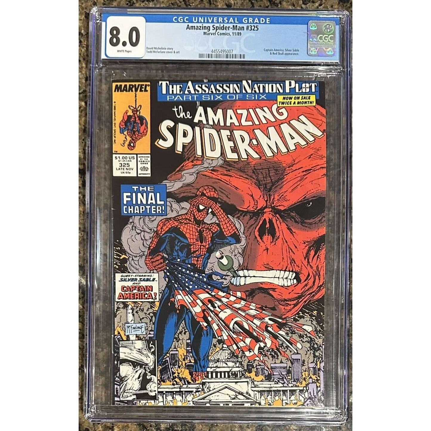 The Amazing Spider-Man, Vol. 1 #325A Marvel Comics-CGC 8.0 Very Fine Get your hands on this amazing copy of The Amazing Spider-Man, Vol. 1 #325A from Marvel Comics. This comic book features the iconic superhero team, the Avengers, and is part of the Coppe