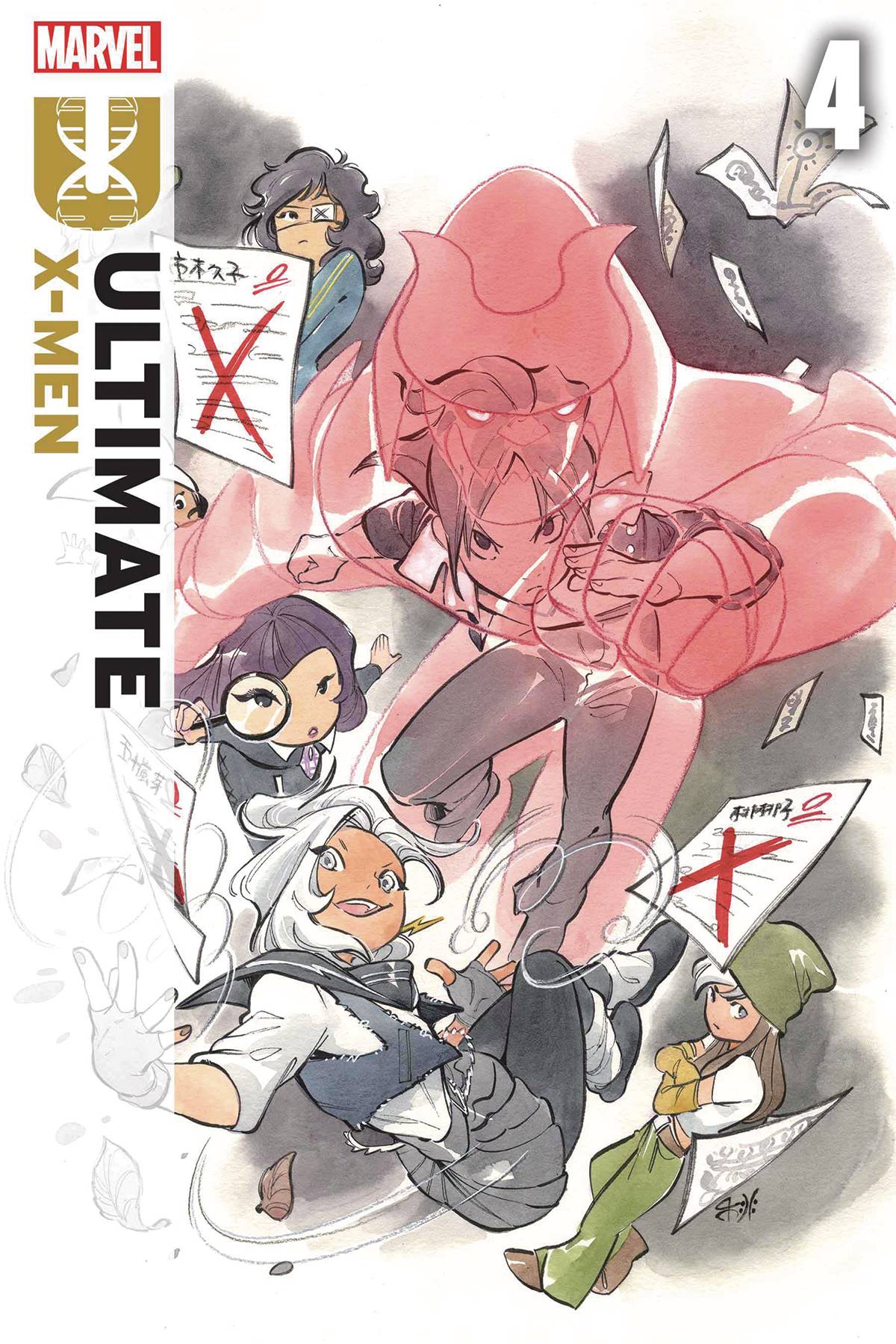 ULTIMATE X-MEN #4 NEW MUTANTS! Hisako and Mei's classmate, Nico Minoru, has figured out that these two girls possess unusual abilities... But they're not the only ones! Hisako's world gets a whole lot bigger in ULTIMATE X-MEN #4! Rated T+ Zman's Cards Com