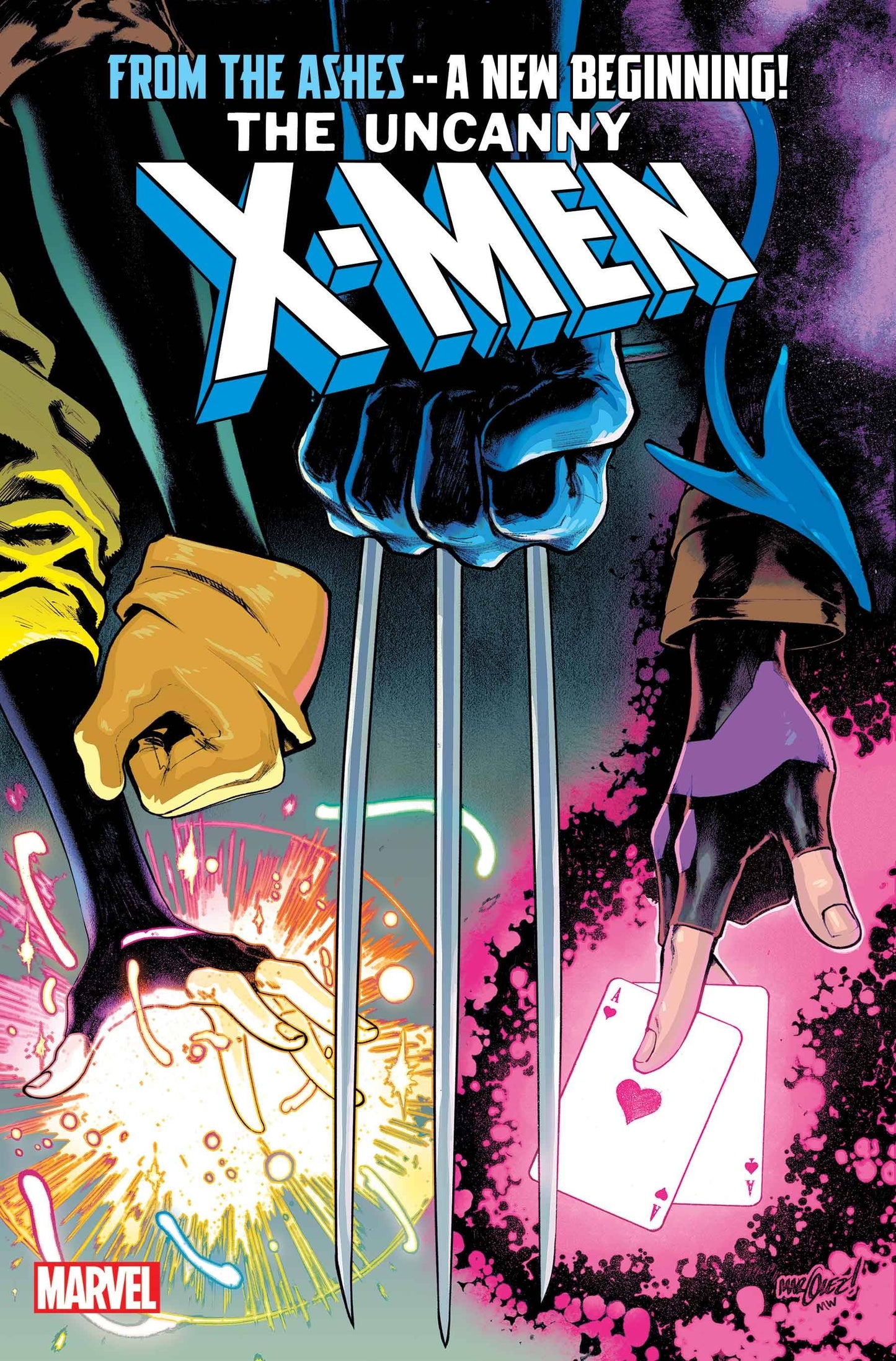 UNCANNY X-MEN #1 PROFESSOR X...IS GONE! A core group of essential X-Men rise FROM THE ASHES to face a world without a home - and without Professor X! All bonds among the mutant community seem to be slipping away, and ROGUE reluctantly finds herself as the
