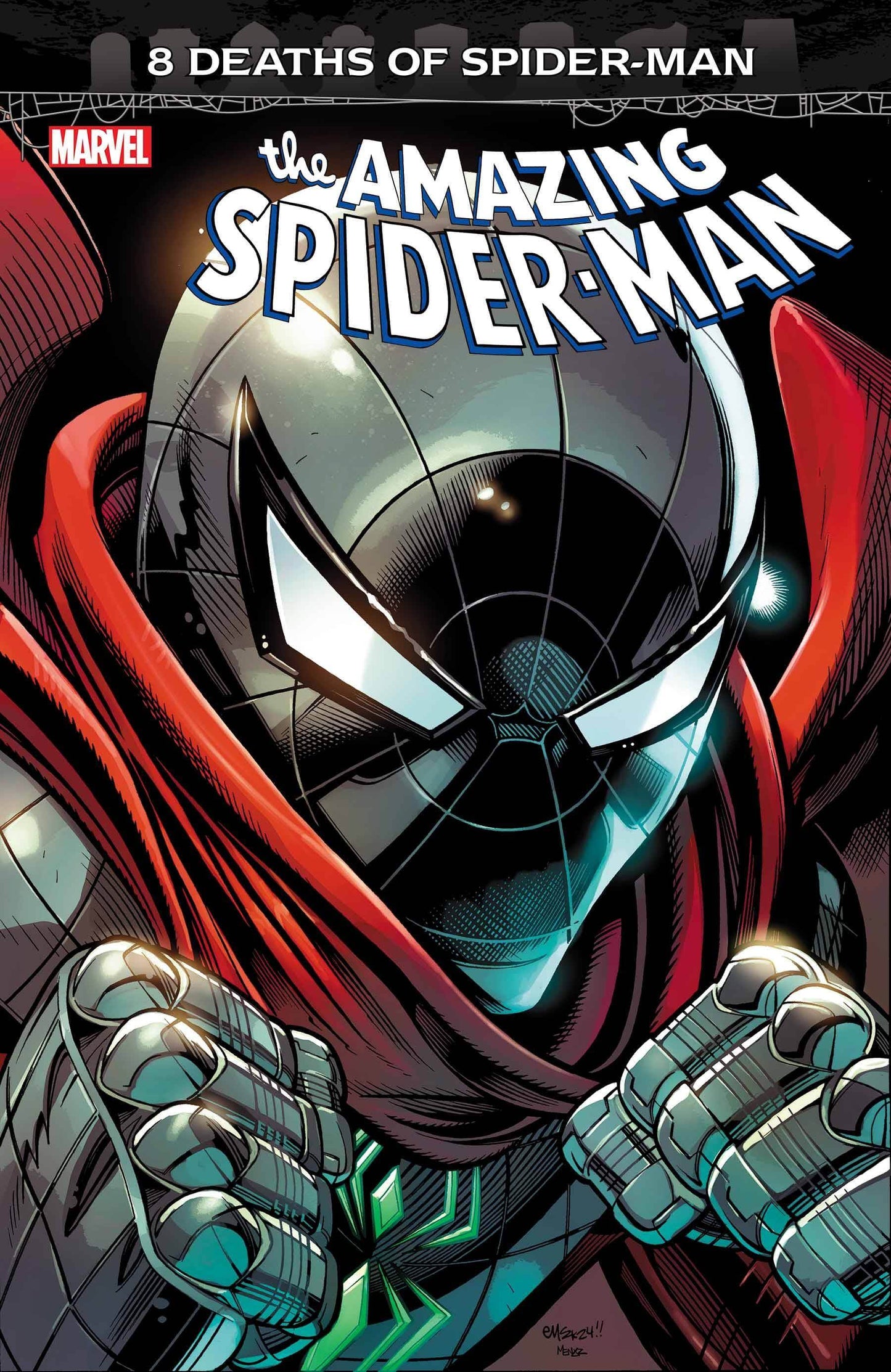 AMAZING SPIDER-MAN #62 THE 8 DEATHS OF SPIDER-MAN CONTINUE! Spider-Man, one death down, faces the next SCION OF CYTTORAK! That's right, the god Spider-Man faces is the patron of JUGGERNAUT! Juggernaut is about ten times more powerful than Spider-Man with