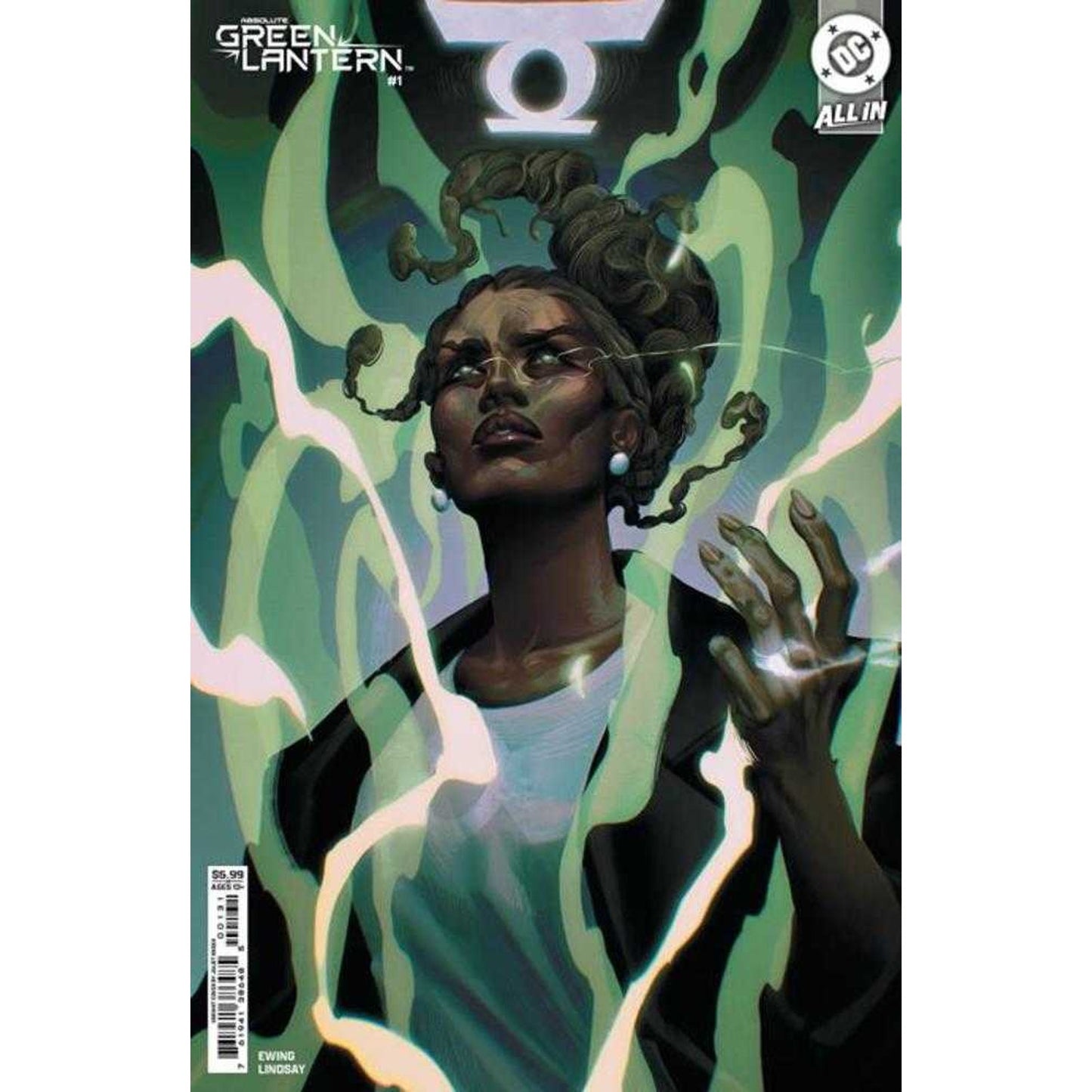 Absolute Green Lantern #1 Cover B Juliet Nneka Card Stock Variant