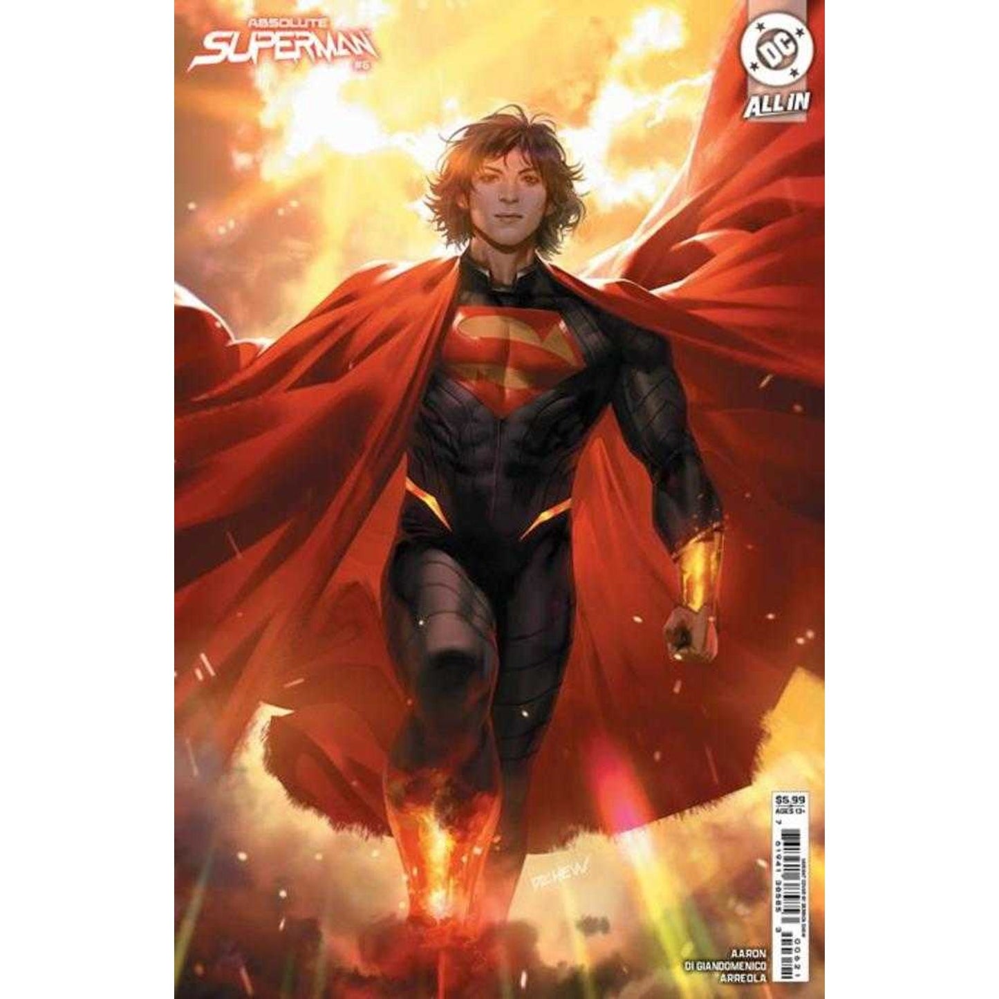 Absolute Superman #6 Cover B Derrick Chew Card Stock Variant