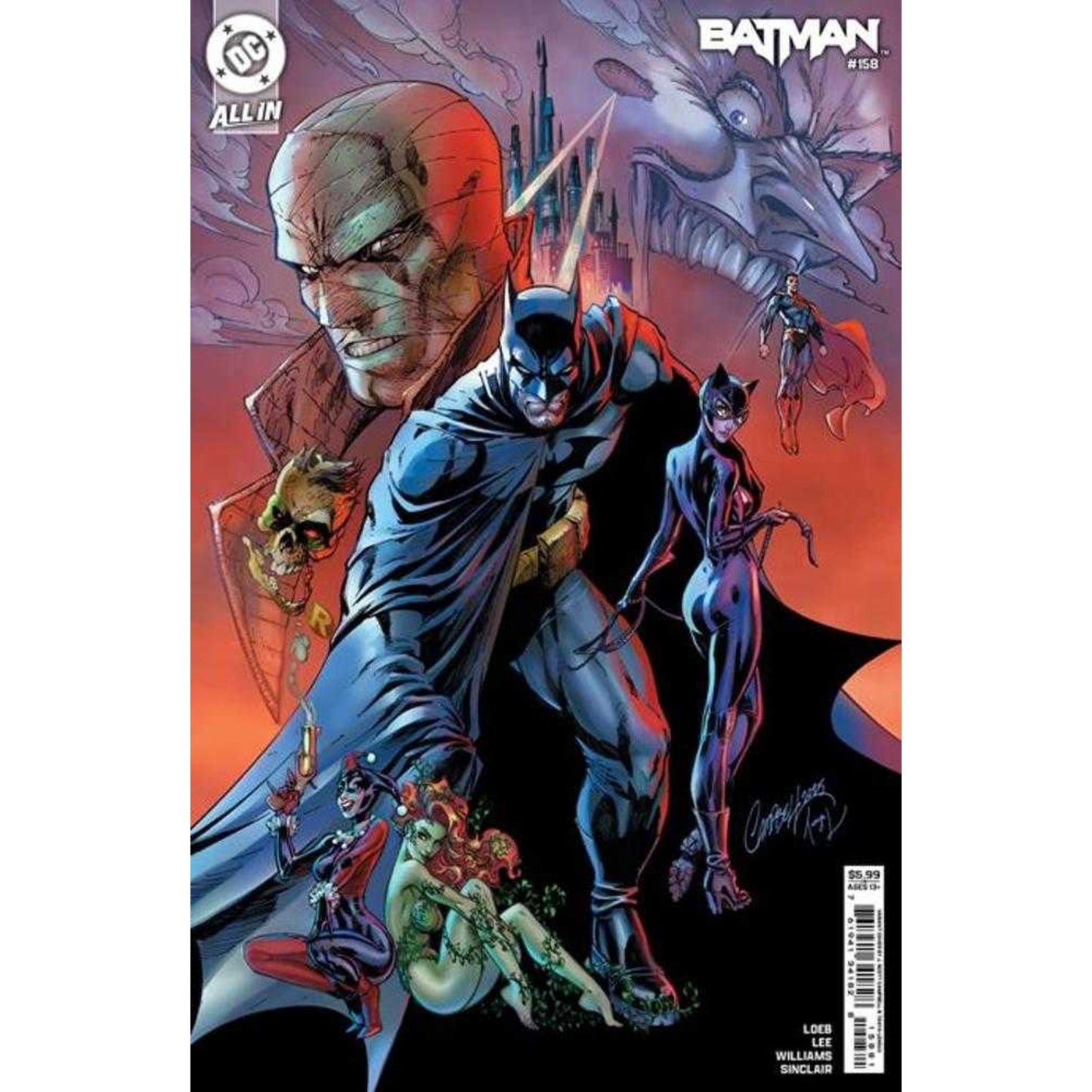Batman #158 Cover D J Scott Campbell Card Stock Variant