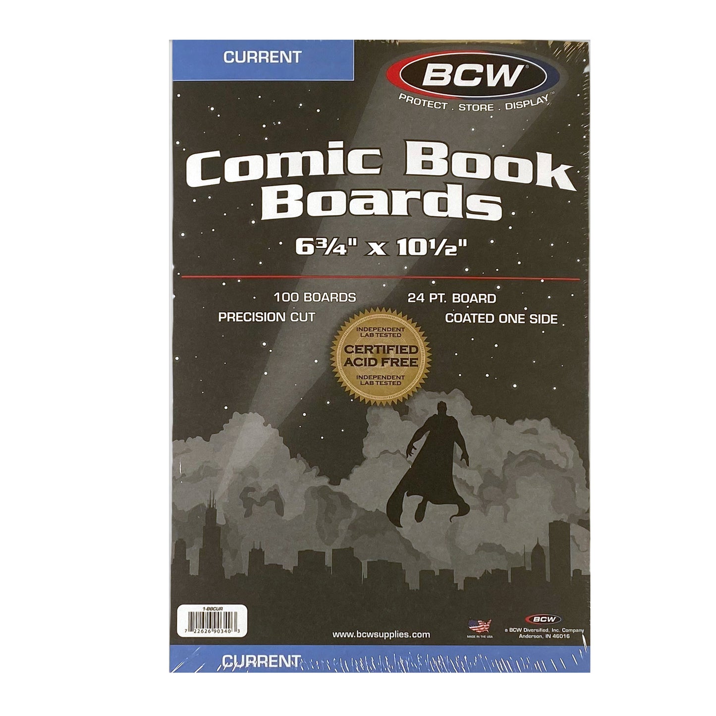 BCW - Comic Book Boards - Current - 6 3/4 x 10 1/2 - 100 ct.