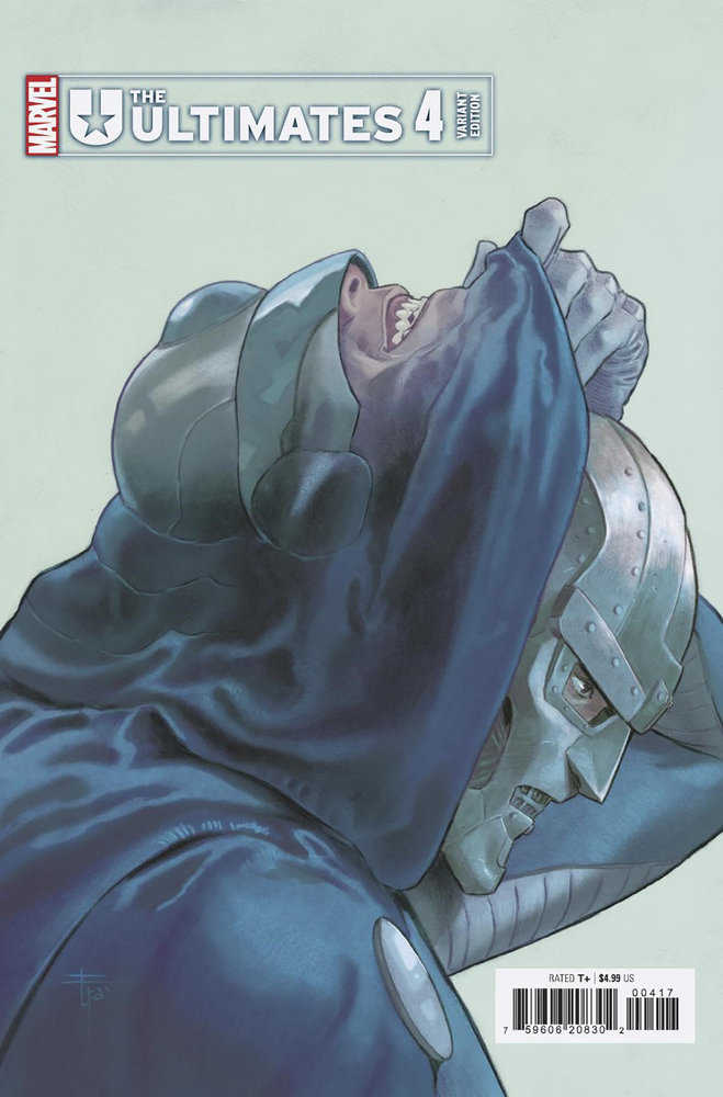 Ultimates #4 Francesco Mobili Variant THE FATE OF THE ULTIMATE FANTASTIC FOUR! Doom's years of torture at the hands of the Maker finally catch up to him in this secret history of the real Reed Richards! And tensions rise among the Ultimates when Doom migh