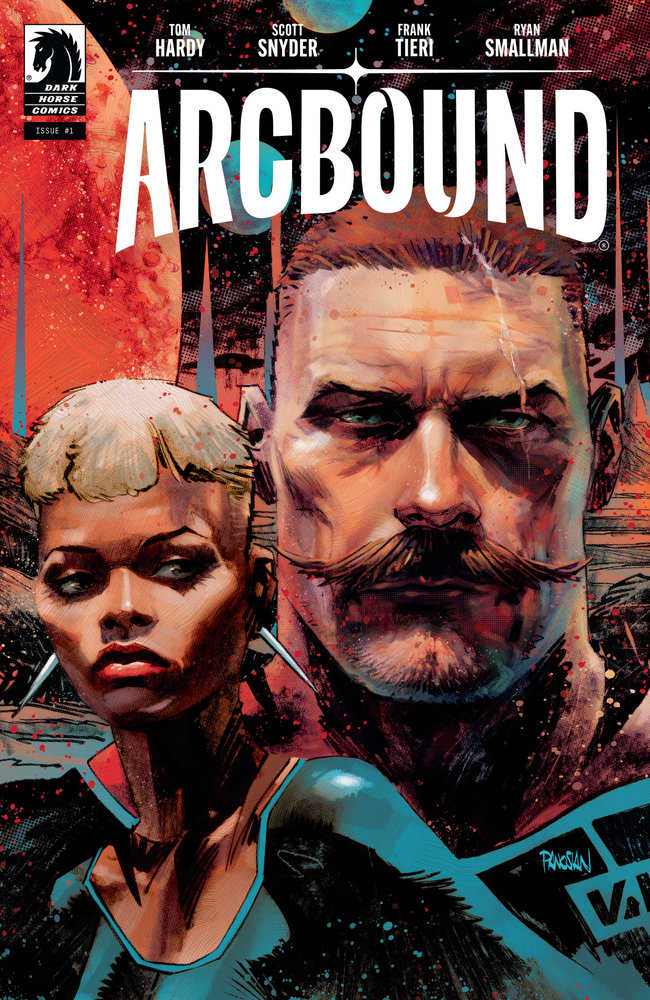 Arcbound #1 Cover B Panosian New York Times bestselling-author SCOTT SNYDER, comics titan FRANK TIERI and acclaimed artist RYAN SMALLMAN with contributions by Oscar-nominated actor TOM HARDY to bring you a bold new sci-fi saga! In a future where Earth has