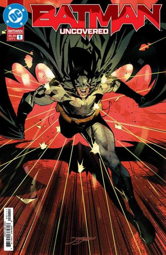 Cover image for Batman Uncovered #1, One Shot, featuring Cover A artwork by Jorge Jimenez.