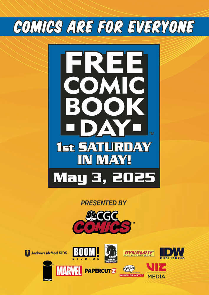 Free Comic Book Day 2025 Postcards (Bundle Of 50)