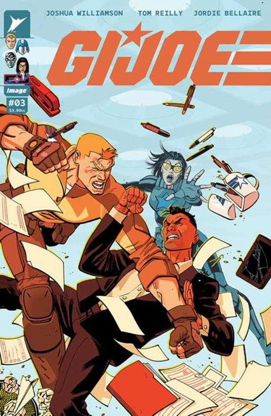 G.I. Joe #3 Cover A Tom Reilly The biggest comic book launch of the decade gets deadly! As tensions rise within G.I. Joe-and punches are thrown-Cobra hunts a venomous new ally... 1.15.25,artist-Tom Reilly,cover-artist-Tom Reilly,genre-Action Adventure,pub