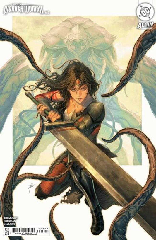 Absolute Wonder Woman #5 Cover B Homare Card Stock Variant A COSMIC THREAT ENCROACHES ON GATEWAY CITY! Wonder Woman has thrown everything she can think of at The Tetracide, and still it pushes forward, devouring Gateway City. With everything on the line,