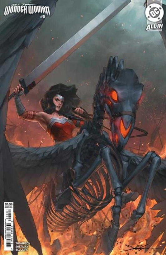Absolute Wonder Woman #5 Cover C Jeehyung Lee Card Stock Variant A COSMIC THREAT ENCROACHES ON GATEWAY CITY! Wonder Woman has thrown everything she can think of at The Tetracide, and still it pushes forward, devouring Gateway City. With everything on the