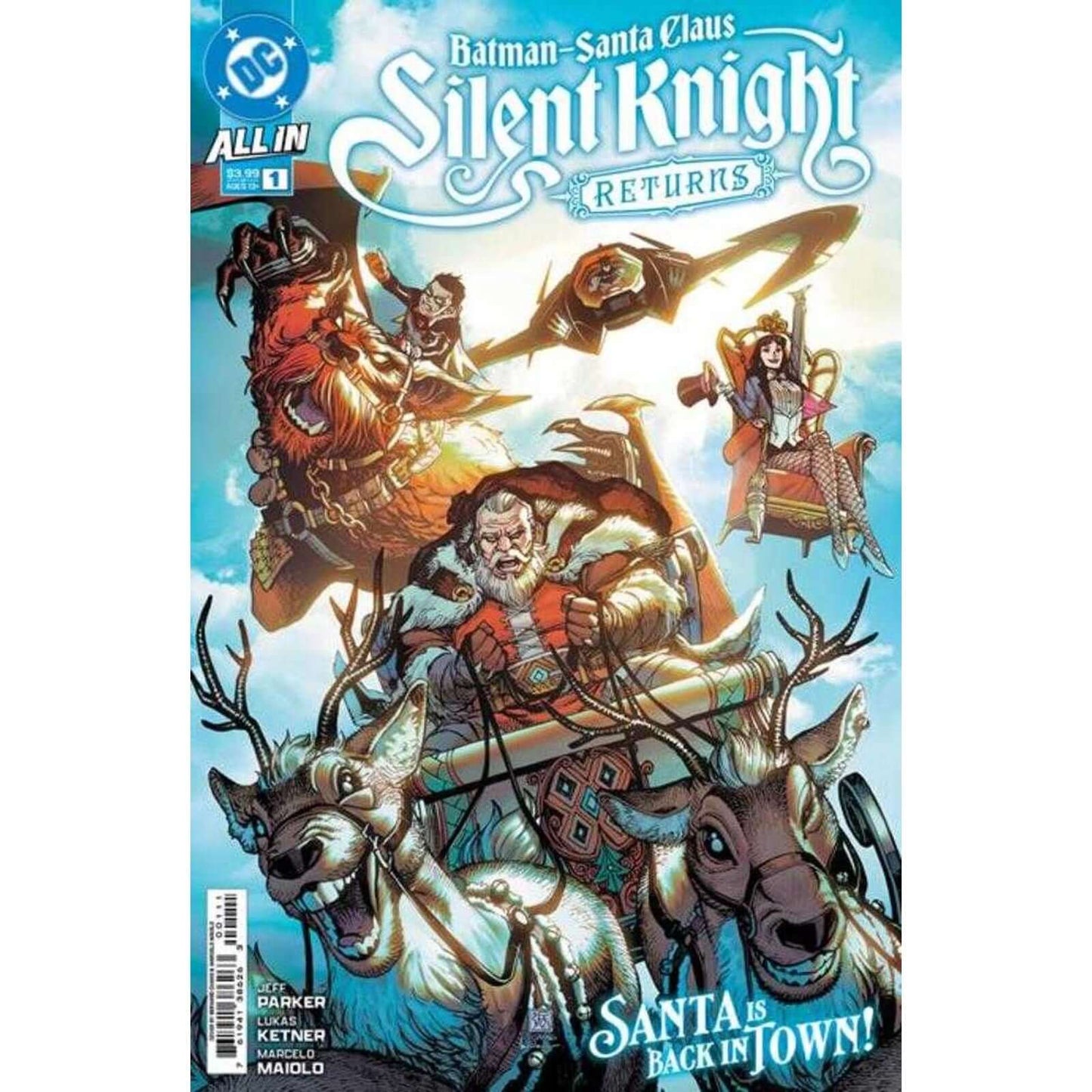 Batman Santa Claus Silent Knight Returns #1 (Of 5) Cover A Bernard Chang