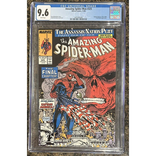 The Amazing Spider-Man, Vol. 1 #325A Marvel Comics-CGC 9.6 Near Mint +f