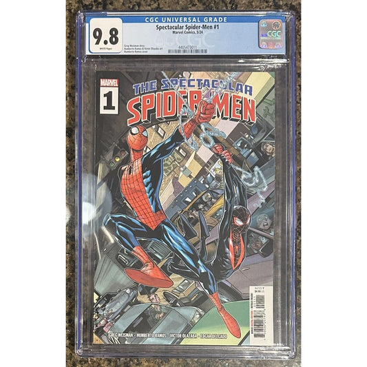 Spectacular Spider-Men #1 - Miles Morales/Peter Parker - Marvel 2024 - CGC 9.8