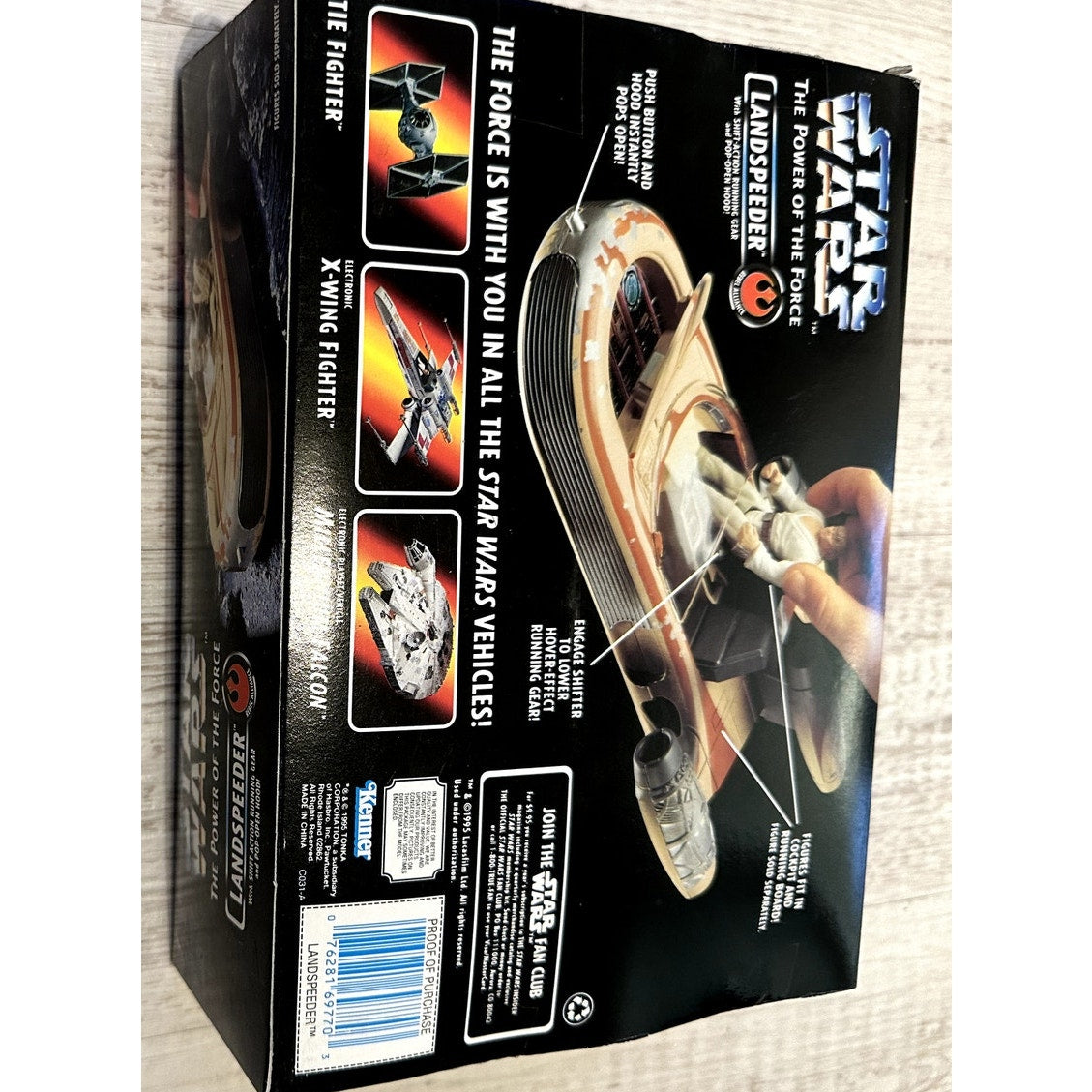 1997 Kenner Star Wars Power of the Force Landspeeder In Box POTF