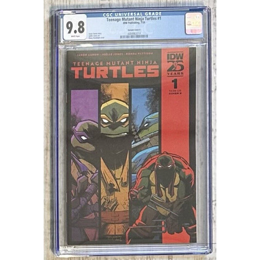 Front cover of Teenage Mutant Ninja Turtles #1, Cover E by Kharey Randolph, 2024 edition, graded CGC 9.8.