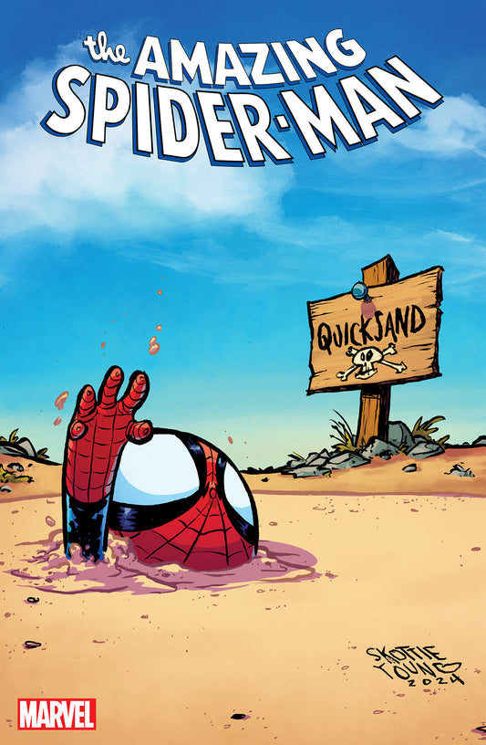 Amazing Spider-Man #68 Skottie Young 8 Deaths Of Spider-Man Variant THE 8 DEATHS OF SPIDER-MAN CONTINUES! The Scions of Cytorrak are too much and Spider-Man has used up ALL of his lives. Is this the FINAL death of Spider-Man!? 2.19.25,artist-Andrea Brocca