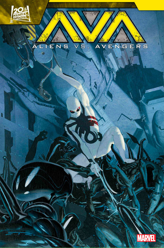 Aliens vs Avengers #3 (Of 4) THE ENGINEERS GO TO WAR! But in a world of cosmic heroes and genetic mutants, the Engineers are not the only gods of creation. As the Engineers set out to destroy what they made, humanity's remaining heroes discover an even mo
