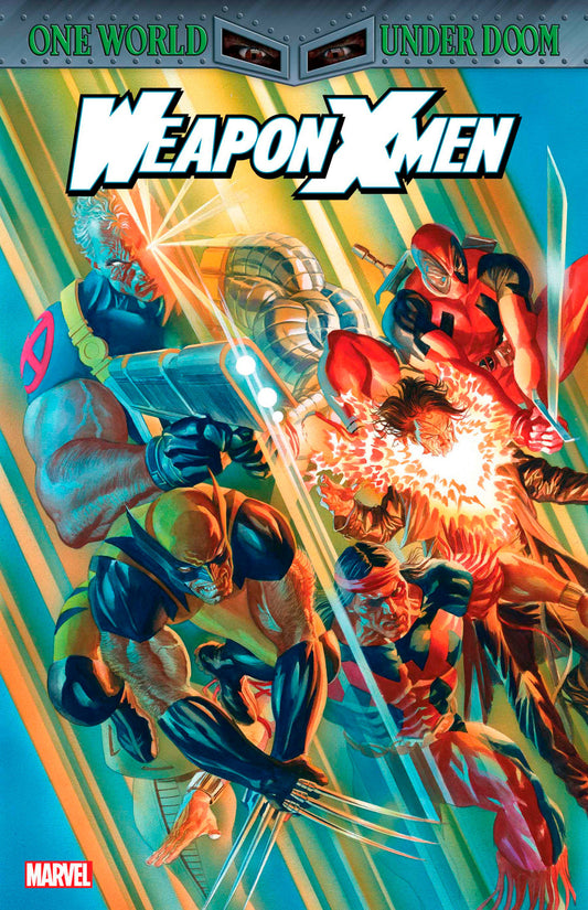 Weapon X-Men #1 [Doom] WOLVERINE! DEADPOOL! CABLE! CHAMBER! THUNDERBIRD! Together on their very own X-team for the very first X-time - all in an X-tra-sized first issue! When a high-stakes mutant rescue mission from the ultimate global hot spot exposes th
