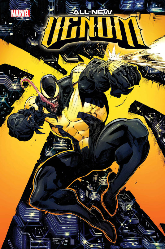 All-New Venom #1 Iban Coello Gold Foil Variant WHO IS THE ALL-NEW VENOM? The smiling, swashbuckling spider-hero New York loves to hate to love is back - and more fun-loving than ever! That's right, it's... Wait, it's VENOM?! An all-new host is taking the