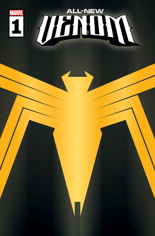 All-New Venom #1 Insignia Variant WHO IS THE ALL-NEW VENOM? The smiling, swashbuckling spider-hero New York loves to hate to love is back - and more fun-loving than ever! That's right, it's... Wait, it's VENOM?! An all-new host is taking the symbiote in a