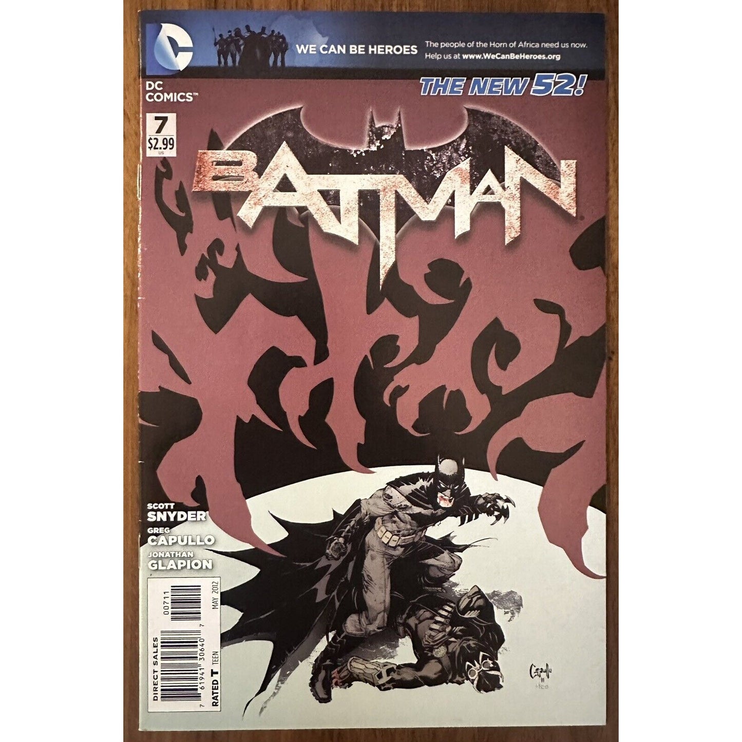 Batman #7 - DC Comics May 2012 - KEY ISSUE: 1st Full App. Harper Row