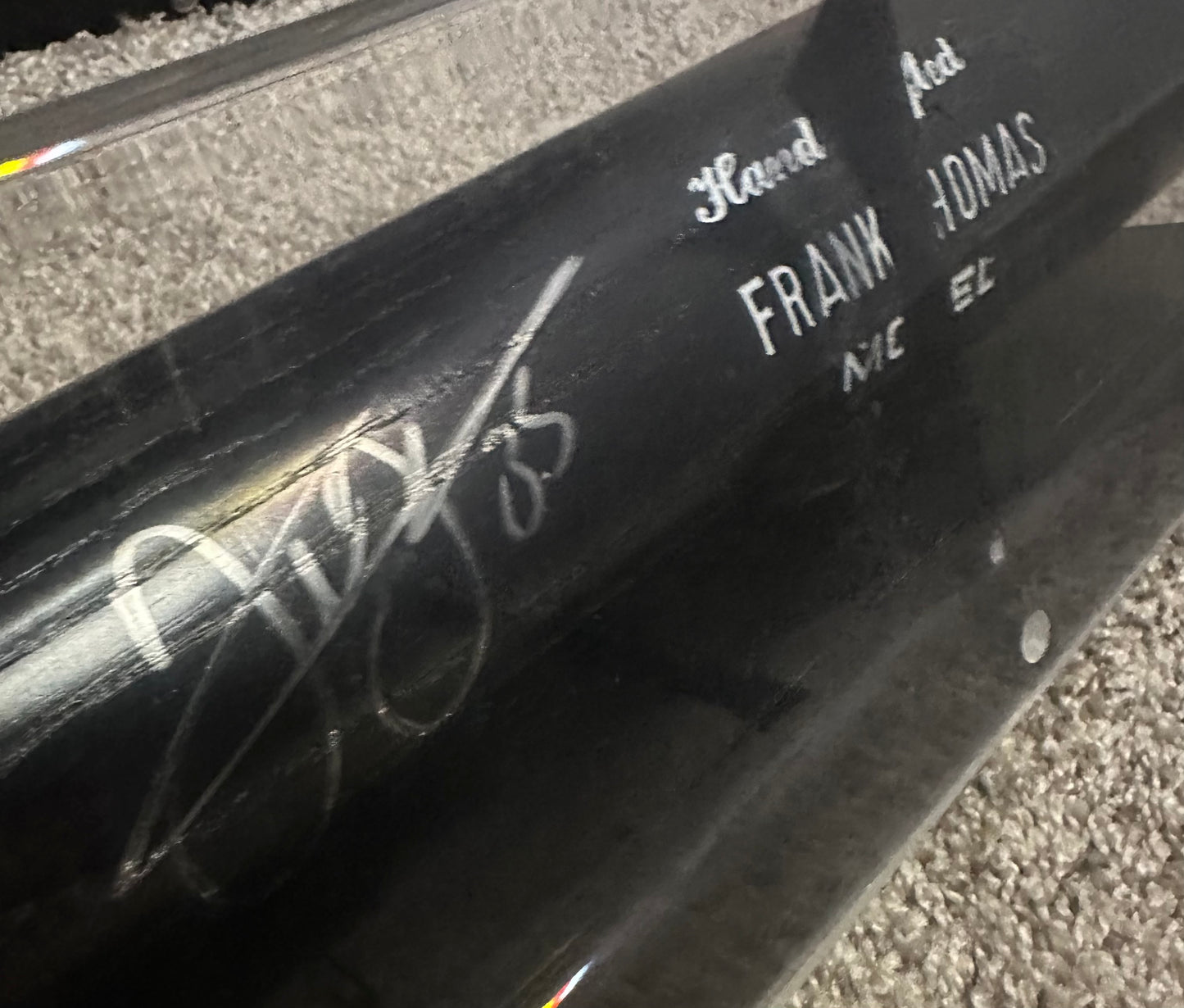 Autographed Frank Thomas Baseball Bat - Worth - Hand Crafted - No COA