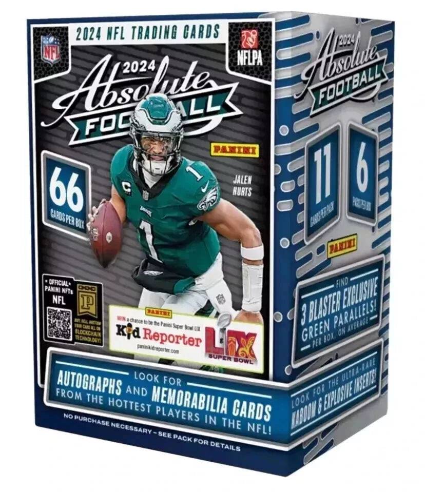 Panini 2024 Absolute Football Trading Card Blaster Box