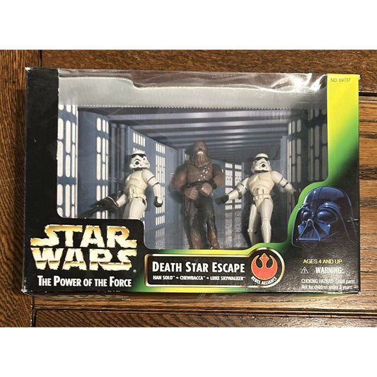 Star Wars: The Power of The Force, Death Star Escape - Kenner - Han/Chewy/Luke