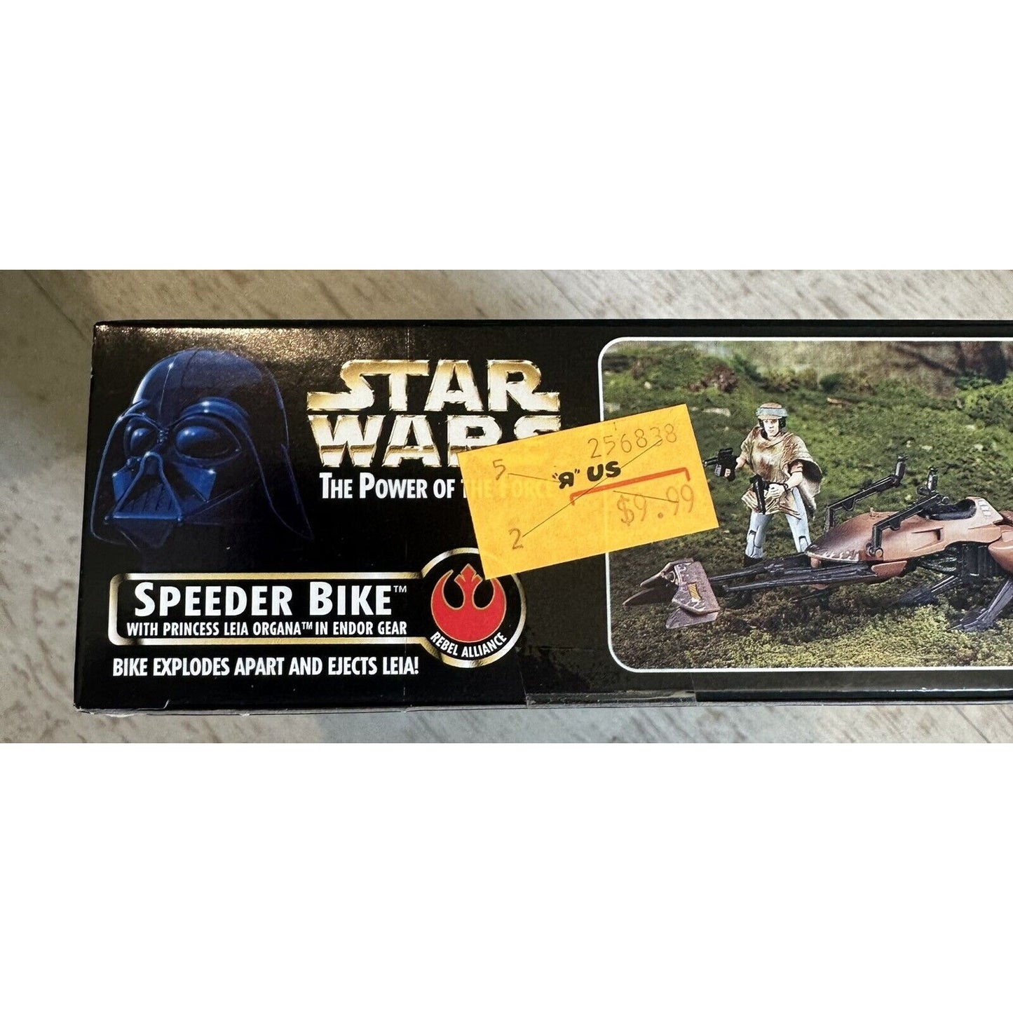 Star Wars: Power Of The Force Speeder Bike Leia Kenner Rebel Explode ROTJ