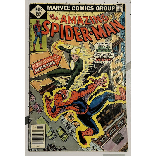 Amazing Spider-Man #168 - Marvel Comics - 1977 - Newsstand - VG/FN