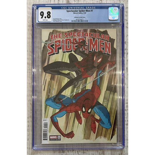 THE SPECTACULAR SPIDER-MEN #1-Sean Galloway Variant -Marvel Comics 2024 -CGC 9.8