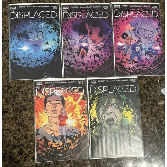 Displaced - BOOM! Studios (2024) - Ed Brisson/Luca Casalanguida - COMPLETE RUN