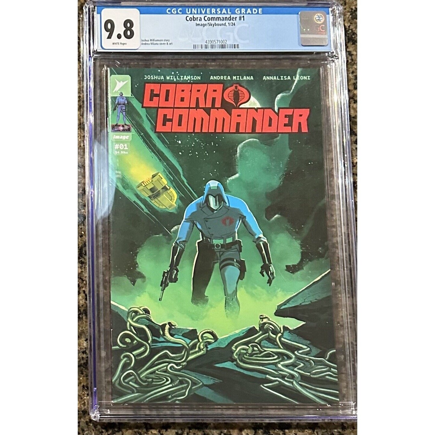 Cobra Commander #1 - Image - Energon Universe - CGC 9.8 - Beautiful Cover!